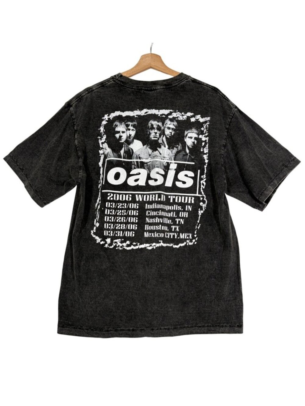 Vintage Oasis 2006 Concert Tour T Shirt Size large